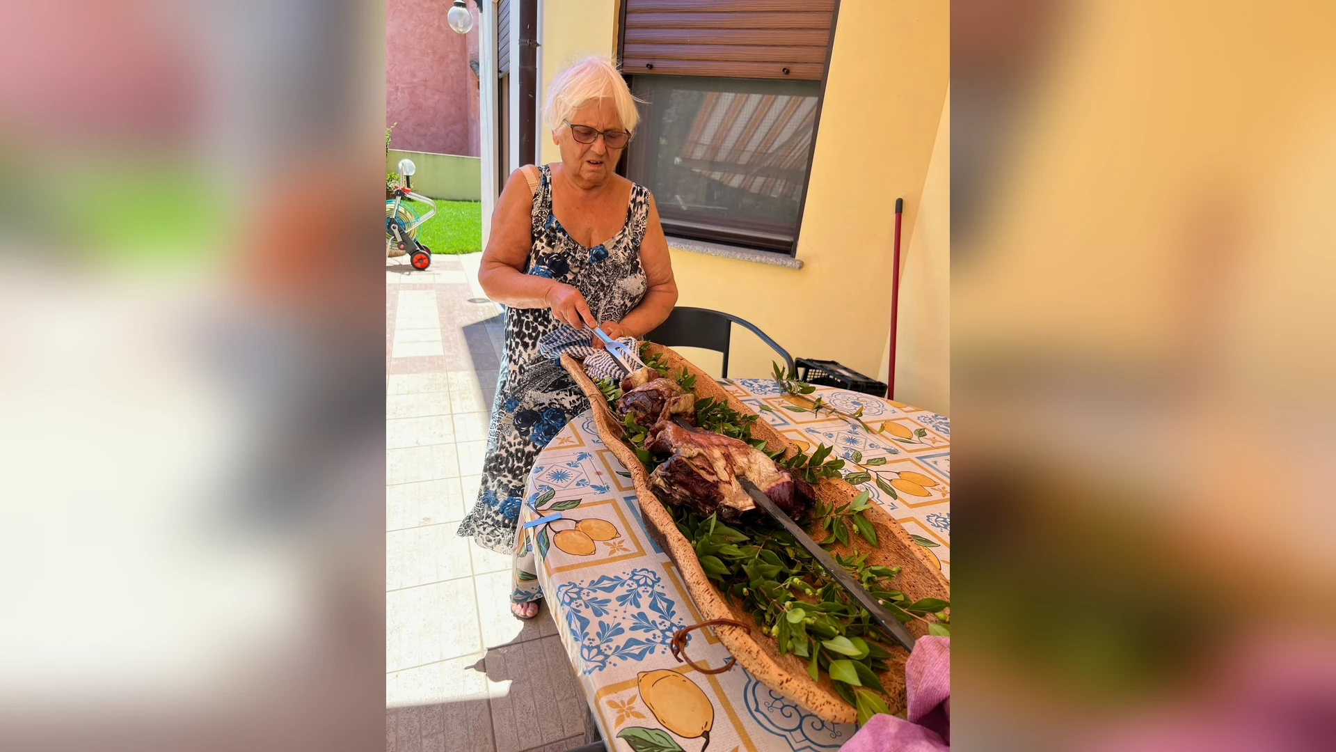Villa Magnolia — un pranzo all'aperto in terrazza